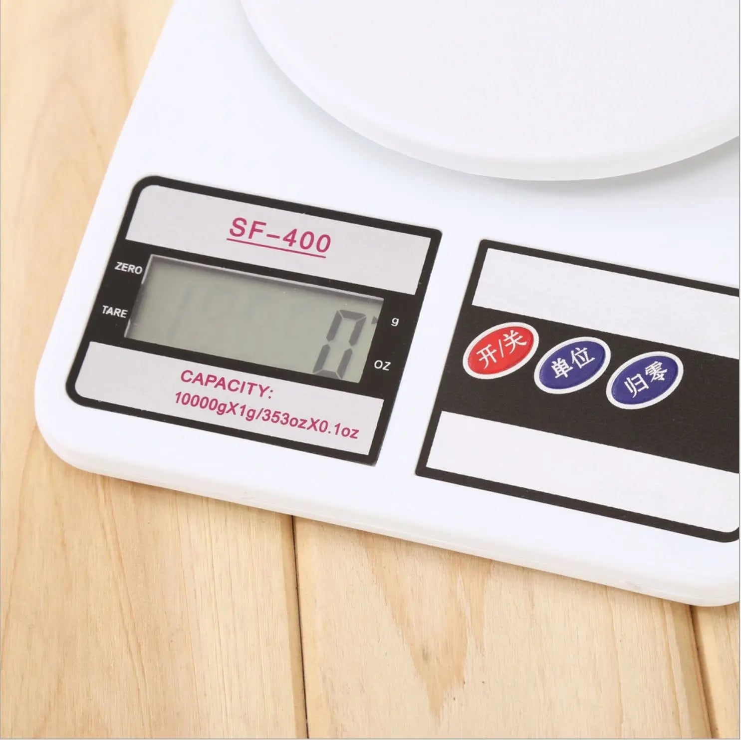 1Pc 10Kg High-Precision Digital Kitchen Electronic Scale Food and Medicinal Material Baking Measurement Scale